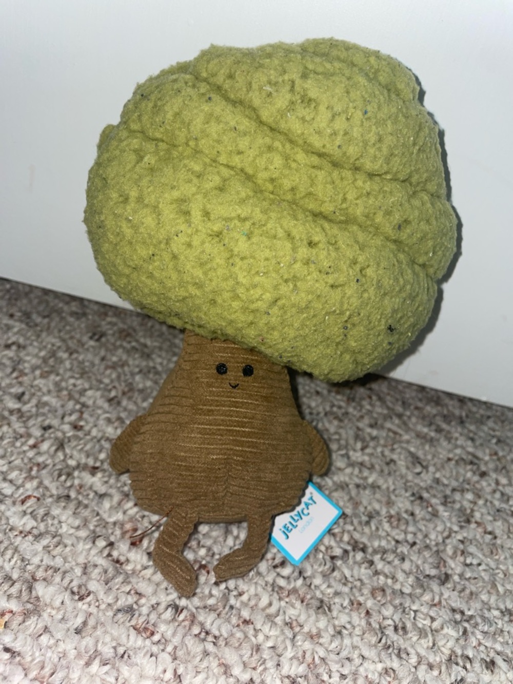 Jellycat Forestree Lime-Green and Brown Plush Stuffed Toy